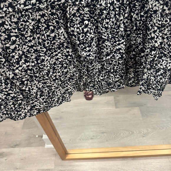 Zara Boho Black and White Patterned Dress - Picture 7 of 9